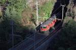 SBB Historic f�hrt Fahrten mit historischen Lokomotiven durch, auch am Gotthard.