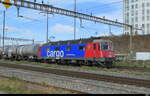 SBB - Re 6/6  620 014-1 mit G�terzug unterwegs in Pratteln am 02.10.2026