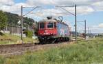 Statt mit einem Stahlzug aus Emmenbr�cke kam die SBB Cargo Re 620 016 als Lz durch Nebikon in Richtung Olten.