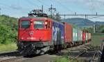 Ae 610 496  STADT WIL  mit GZ im Bhf.