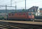 SBB-Cargo: Auch die rote Ae 6/6-Kantonslokomotive 11419  Appenzell IR  besuchte am 31.7.09 Dietikon und den RBL.