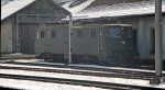 Die Ae 6/6 11495  Blach  mit dem erkennbarsten Schweizerkreuz steht am 12.03.2010 bei der Dampflok-Prparierstelle in Erstfeld.