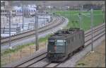 Ae 6/6 11513 auf dem Weg nach Chur bei Untervaz-Trimmis. (29.03.2012)