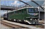 Extrazug mit SBB-Historic Lok Ae 6/6 11407  Aarau  in Chur. (06.06.2015)