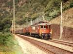 BLS Ae 6/8 205 + SBB Be 4/6 12320 + SBB Be 4/7 12504 - c/o Biasca - 27.09.1997