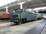 SBB - Fahrzeugausstellung bei der SBB im Depot Biel/Bienne mit der Ae 8/14  11801 anlsslich der 150 Jahre Feier des Jurabogens am 25.09.2010