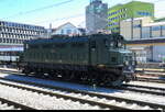 SBB - Ae 3/6 10664 unterwegs im Bahnhof Brugg am 23.05.25026