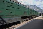 Die einzige noch betriebsf�hige Doppellok der SBB steht am 09.05.2026 mit eine Extrazug von SBB Historic im Bahnhof Erstfeld.