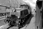 SBB Historic / Eurovapor: Doppeltraktion Elefanten am Gotthard
SBB Historic Krokodil Ce 6/8 II Nr. 14253 neben dem gerade abfahrenden Dampzug. Samstag, 21. Oktober 2017