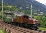 SBB HISTORIC: Ce 6/8 ll 14253 bei Wassen am 15. Juni 2013.
Foto: Walter Ruetsch