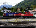 SBB - Ee 3/3 16440 und Ee 3/3 16383 und 620 019-0 abgestellt in Chur am 16.05.2019