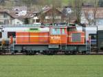 BLS / ex RM - Rangierlok Ee 3/3 97 85 1936 135-3 abgestellt in Oberburg am 22.02.2014