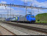 ATLU ?  - 91 80 6 185 527-9 unterwegs vor Güterzug in Pratteln am 09.05.2022