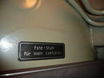 Selten gesehene Tafel im Maschinenraum der Bls Re 4/4 170.