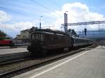 Die Re 425 170 ''Brig-Glis'' schob am 9.7.05 den RE 3116 nach Interlaken Ost.