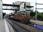 BLS - Re 4/4  188 im Bahnhof Spiez am 21.07.2012