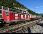 Rail Event - Re 4/4 10009 + 2 Personenwagen der D-AEK abgestellt bei der OeBB in Klus/SO am 20.09.2022