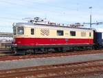 Die Historische E-Lok Re 4/4 I 10034 von TEE Classics - Hier im Ruhe im Bf. Basel Wolf - 10-02-2013