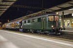 Fahrt im Stile des Orient-Express in den Bahnpark nach Brugg mit dem Verein Pacific 01 202.