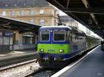 BLS - Re 4/4  420 504-3 mit RE im Bahnhof Neuchatel am 04.05.2014