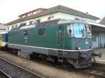 Re 420 505 ( Ex SBB Re 4/4 )im Bahnhof von Lyss am 03.03.2007