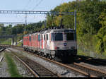 SBB - Nachschuss der SBB Loks 620 089 + 420 275 und am Schluss die  420 262-8 bei der durchfahrt in Mies a 08.10.2020