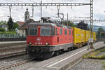 Re 420 341-0 durchfährt am 12.05.2023 den Bahnhof Rupperswil.