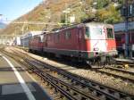 Die Re 4/4'' 11315 und 11331 (beide bereits mit einer Klimaanlage ausger�stet) waren am 12.11.05 in Bellinzona abgestellt.