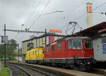 SBB: Testfahrten auf der ehemaligen SMB-Strecke Langendorf-Gänsbrunnen mit dem neuen Xem 99 85 9181 011-9 CH-SBB I und der Re 4/4 II 11144 vom 19.