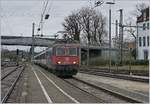 Lokwechsel in Lindau; Bild 2: Wie erwähnt, dauert es nicht lange bis nach der Abfahrt des EC 194 der Gegenzug, der EC 195 von Zürich nach München, in Lindau eintrifft.