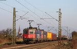 Re 421 386-4 und Re 421 374-0 mit dem DGS 48620 (Basel SBB Rb-Göttingen Gbf) bei Köndringen 17.3.16