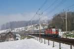 420 11209 mit IR 2259 bei Steinen (26.03.2007)