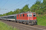 Re 4/4 II 11146 fährt Richtung Bahnhof Kaiseraugst. Die Aufnahme stammt vom 22.05.2017.