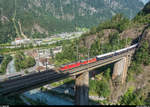 Ab und zu verkehren auch nach der Eröffnung des Basistunnels auf der Gotthard-Bergstrecke noch interessante Züge.