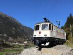 Nachdem die beiden Extrazüge als Gotthard Panoramaexpress - Züge bei Wassen vorbeigefahren sind, war es wieder total  langweilig ...

Die SBB Re 420 268-5  GOTTARDO 2016  hat wieder ihre Werbung des GTBwieder bekommen und war am 13. Oktober 2017 unterwegs als Lokzug auf der Gotthard-Nordrampe bei Wassen.