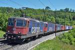 Re 420 346-9 zusammen mit Re 620 079-4  Cadenazzo  in Richtung Basel.