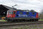 SBB CARGO Re 420 280-8  VORWÄRTS  auf der Rückfahrt als Lokzug kurze Zeit nach der Ankunft des Getreidezuges in Herzogenbuchsee am 30.