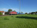 Die Re 420 266 fährt als Zug 67552 von Arnegg nach Hütwangen-Wil.