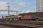 Re 420 318-8 durchfährt den Bahnhof Pratteln. Die Aufnahme stammt vom 22.09.2020.