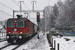 Güterzug von SBB CARGO NATIONAL mit der Re 420 240-4 in Solothurn-West am 11.
