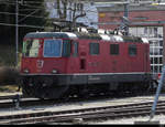SBB - Lok 420 191-9 in Chur am 19.02.2021