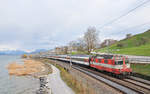 Die Swiss-Express Re 420 109 fährt am 15.