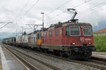 Re 420 278-4  CHAM  mit nicht erkennbarer Werbelok bei Deitingen unterwegs am 7.