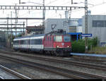 SBB - Re 4/4 420 159 unterwegs bei der durchfahrt in Rupperswil am 06.10.2021