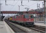 In der Westschweiz haben sich die Re 4/4 II aus dem planmässigen Reisezugverkehr verabschiedet, im Güterverkehr sind sie jedoch noch im Einsatz: Die SBB Re 4/4 II 11167 (Re 420 167-2) und
