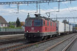 Re 420 318-8 durchfährt am 21.09.2023 den Bahnhof Rupperswil.