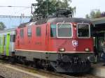 SBB - Re 4/4 11256 vor einem Schellzug von Neuchatel nach Bern im auftrag der bls am 17.09.2007