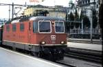 SBB Re 4/4 II 11289 am Freitag 13 juni 2003 im bahnhof Luzern.(scan von dia)