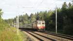 Am 11.08.11 begegnete mir zwischen Rothenburg und Sempach die Re 4/4  11109 mit einem IR nach Basel.
