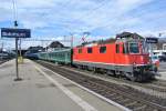 Wegen der Grossreinigung am planmässigen Pendel verkehrte diese Woche auf diversen Zügen der 21xx Biel-Konstanz ein 12-teiliger EWI/II Pendel.